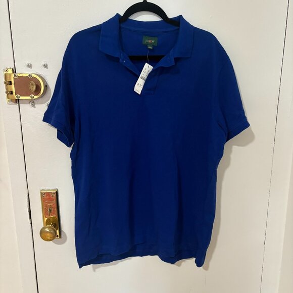 NWT J Crew 100% Cotton Polo Shirt - Picture 1 of 3